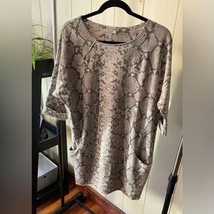 Wi & Co Snakeskin Print Dress